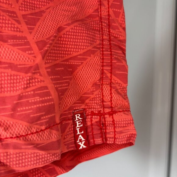 TOMMY BAHAMA Relax Swim Trunk Men XL Mesh Lined Orange Pocket Pull On Drawstring - Picture 6 of 7